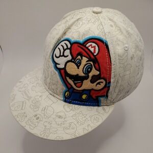 Super Mario Bros Ball Cap 2011 Nintendo Large XL Youth